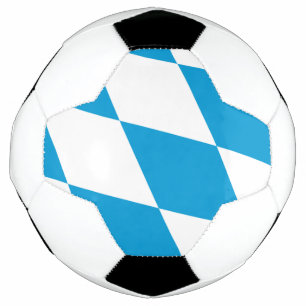 Patriottisch Voetbal met vlag van Beieren