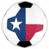 Patriottisch Voetbal met vlag van Texas (Voorkant)