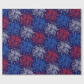 Patriottisch vuurwerk cadeaupapier (Vlak)