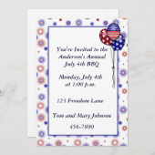 Patriottisch vuurwerk kaart (Voorkant / Achterkant)