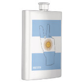 Patriottisch wapenschild van de Argentijnse vlag Flacon (Rechts)