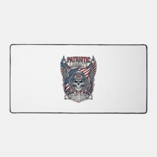 Patriottische 1776 Off Road Schedel Monster Truck Bureaumat