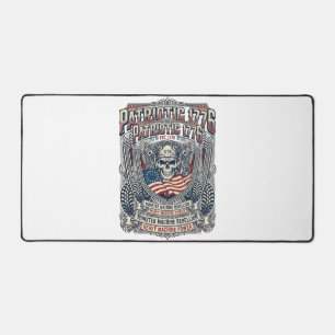 Patriottische 1776 Off Road Schedel Monster Truck Bureaumat