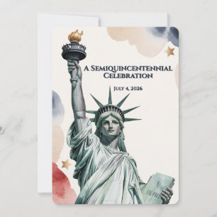 Patriottische 250e Verjaardag Vrijheid Uitnodiging