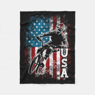 Patriottische 4 juli Amerikaanse vlag berg Bikini Fleece Deken