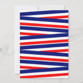 Patriottische 4 juli Amerikaanse vlag Kaart (Achterkant)