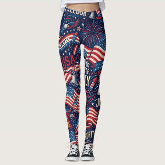 Patriottische 4 juli USA-vlag en vuurwerk legging