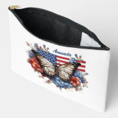 Patriottische 4 juli vlinder groot etui (Open)
