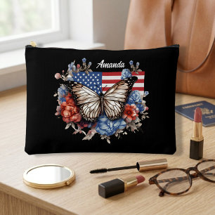 Patriottische 4 juli vlinder groot etui
