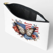 Patriottische 4 juli vlinder groot etui (Open)