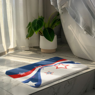 Patriottische Abstract-Amerikaanse vlag Badmat