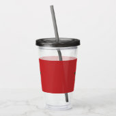 Patriottische Acryl Tumbler met vlag van Marokko Acryl Drinkbeker (Links)