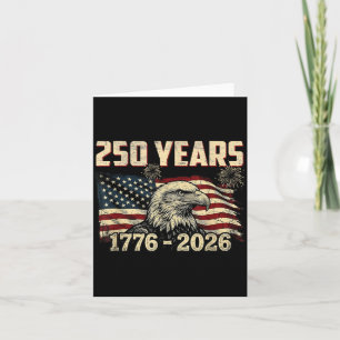 Patriottische Adelaar 250 Jaar Jubileum VS 250ste Kaart