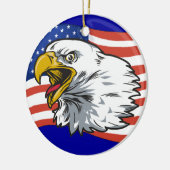 Patriottische adelaar 2 keramisch ornament (Links)