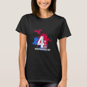 patriottische adelaar 4 juli amerikaans onafhankel t-shirt