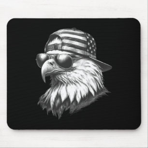 Patriottische adelaar 4 juli Amerikaanse vlag Muismat