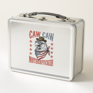 Patriottische Adelaar Caw Caw Vintage Grappig Shir