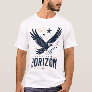 Patriottische Adelaar Grafische Motiverende T-Shir T-shirt