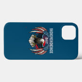 Patriottische Adelaar juli 4 juli 4 juli Case-Mate iPhone Case (Achterkant (horizontaal))