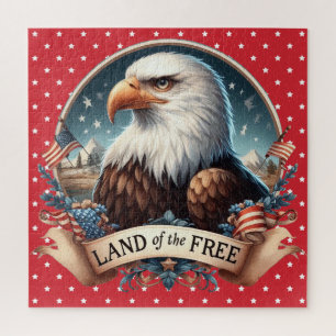 Patriottische adelaar Puzzle Legpuzzel