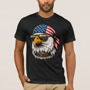 Patriottische Adelaar Sjaal USA Wegreis T-shirt