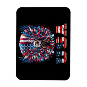 Patriottische Adelaar USA Vlag Magneet