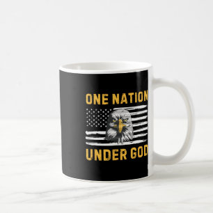 Patriottische adelaarsvlag 4 juli Eén natie onder Koffiemok