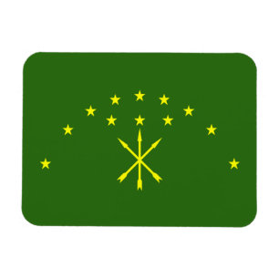 Patriottische Adygea-vlag Magneet