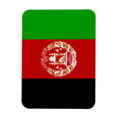 Patriottische Afghanistan vlag Magneet (Verticaal)