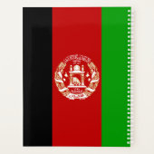 Patriottische Afghanistan vlag Planner (Achterkant)
