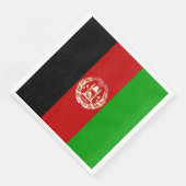 Patriottische Afghanistan vlag Servet (Hoek)