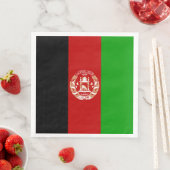 Patriottische Afghanistan vlag Servet (Insitu)
