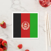 Patriottische Afghanistan vlag Servetten (Insitu)