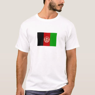Patriottische Afghanistan vlag T-shirt