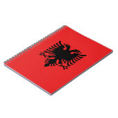 Patriottische Albanese vlag Notitieboek (Linkerzijde)