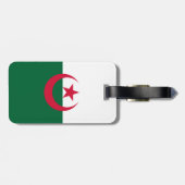 Patriottische Algerijnse vlag Bagagelabel (Achterkant horizontaal)