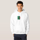 Patriottische Algerijnse vlag Hoodie (Voorkant volledig)
