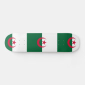 Patriottische Algerijnse vlag Skateboard (Horizontaal)