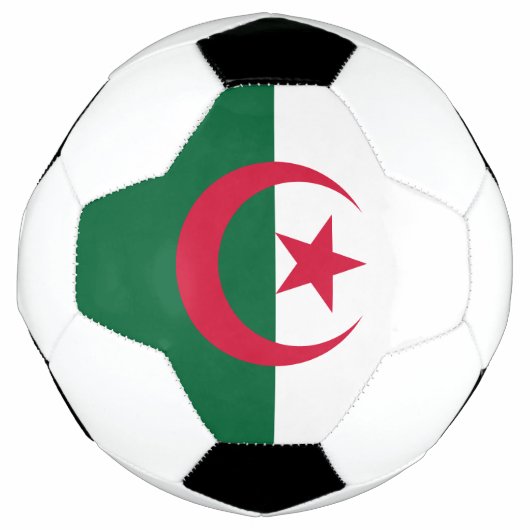Patriottische Algerijnse vlag Voetbal (Voorkant)