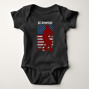 Patriottische All-American Hockey verhit Romper
