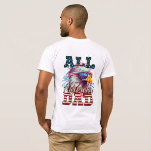 Patriottische All American Vader 1776-2026 T-shirt