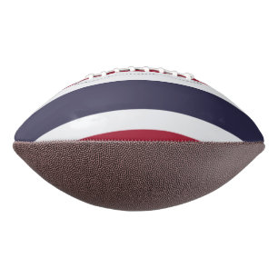 Patriottische American football met vlag van Thail