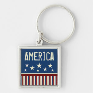 Patriottische Amerika sleutelhanger