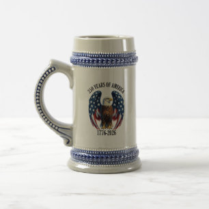 Patriottische Amerikaanse Adelaar 250 Jaar 1776-20 Bierpul