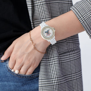 Patriottische Amerikaanse Adelaar 250ste verjaarda Horloge