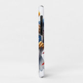 Patriottische Amerikaanse Adelaar Case-Mate iPhone Case (Achterkant/links)