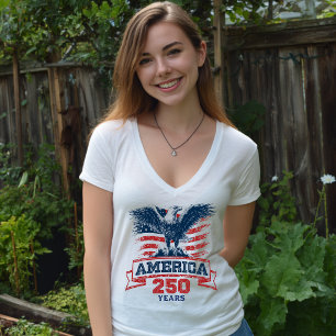 Patriottische Amerikaanse Adelaar Gefeliciteerd me T-shirt