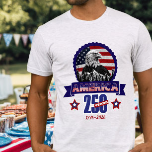 Patriottische Amerikaanse Adelaar Gefeliciteerd me T-shirt