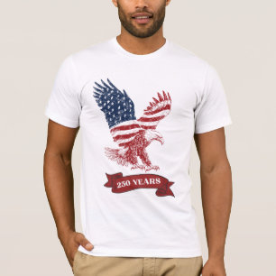 Patriottische Amerikaanse Adelaar Gefeliciteerd me T-shirt