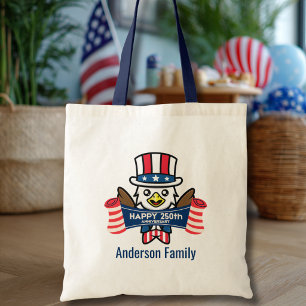 Patriottische Amerikaanse Adelaar Gefeliciteerd me Tote Bag